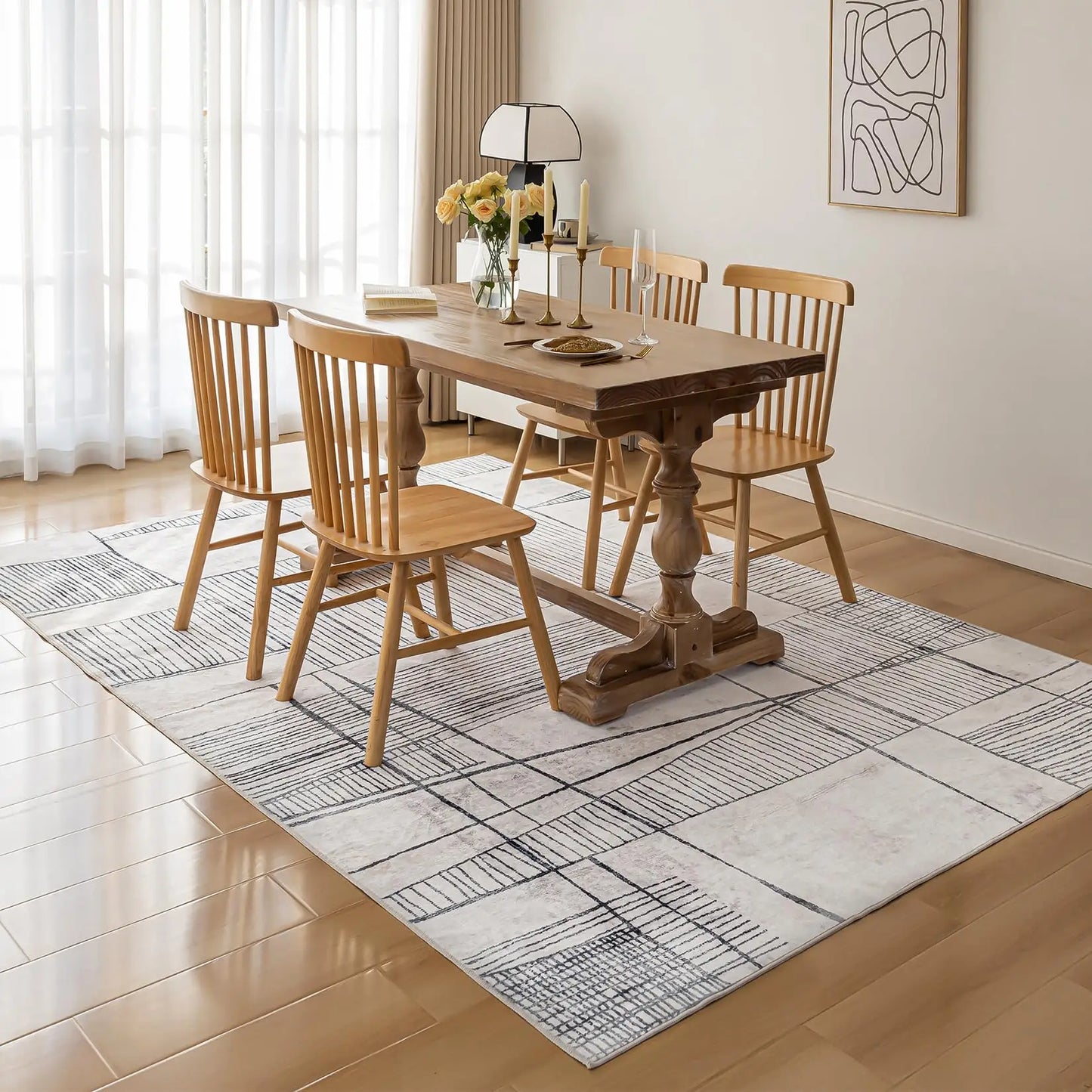 Olivia Washable Multi Area Rug