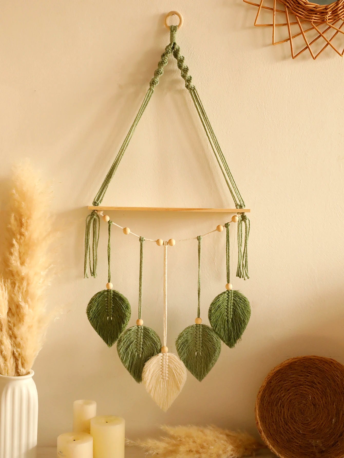 Leaf Floating Wall Hanging