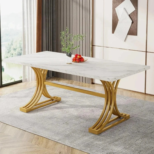 Rectangular Dining Table 63 Inch