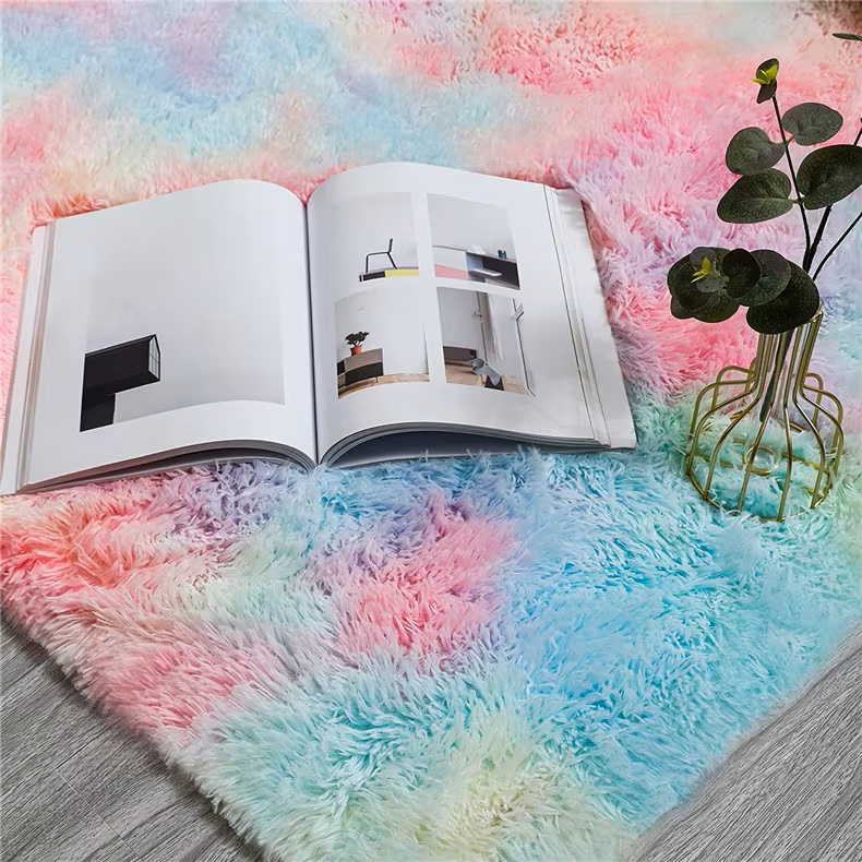 Modern Round Rainbow Rugs