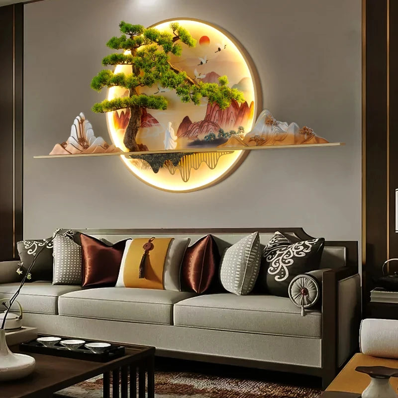 Mountain Landscape 3D Wall Decor