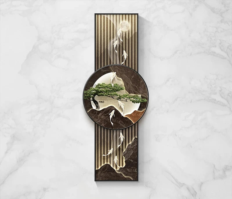 Nine Fish 3D Wall Decor Art