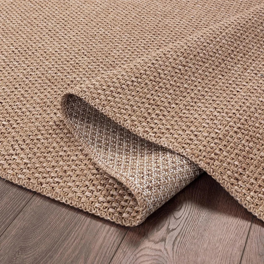 Jute Natural Farmhouse Area Rug