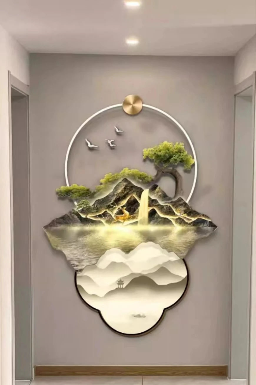 Flowing Water 3D Wall Art Decor