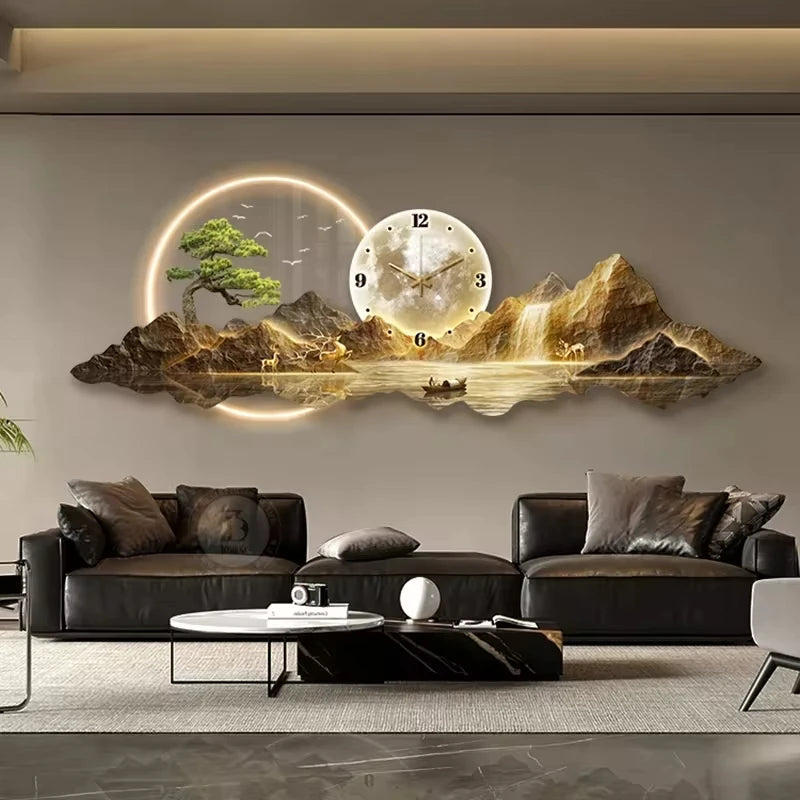 Luxury Clock 3D Wall Decor