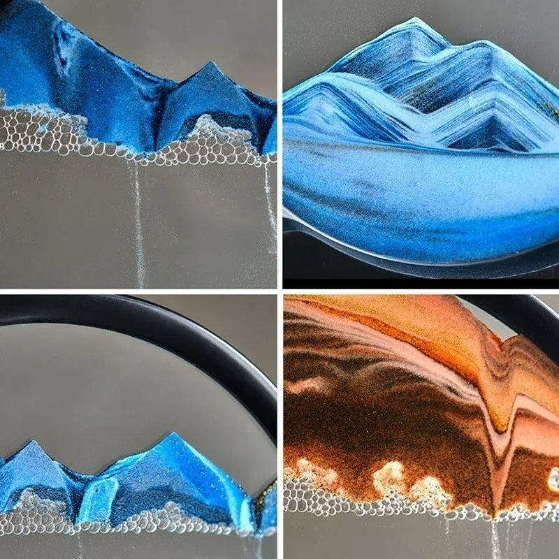 3D Mountain Moving Sand