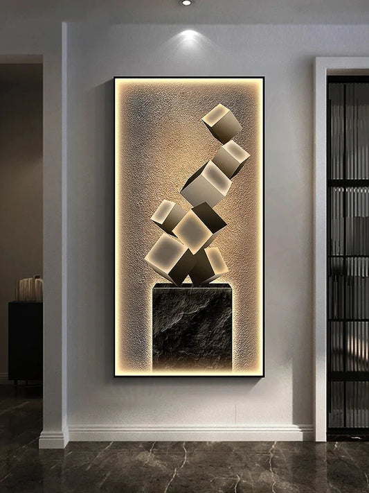 Modern Creative Square 3D Wall Decor