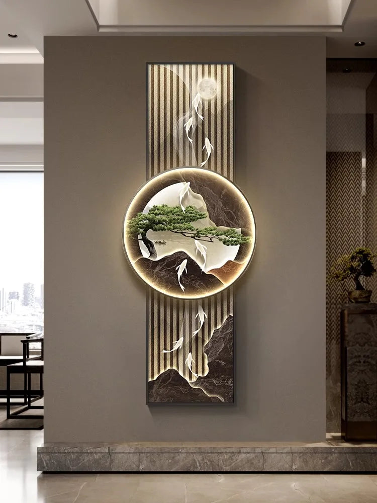 Nine Fish 3D Wall Decor Art