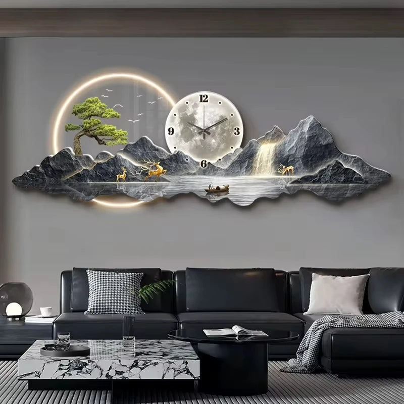 Luxury Clock 3D Wall Decor