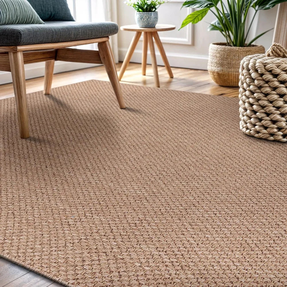 Jute Natural Farmhouse Area Rug