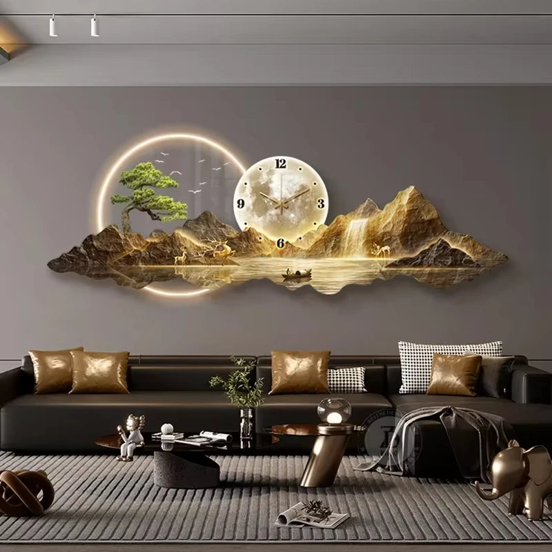 Luxury Clock 3D Wall Decor