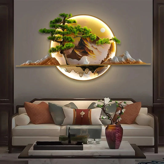 Mountain Landscape 3D Wall Decor