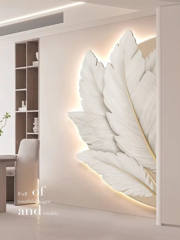 Fur Mural 3D Wall Decor Light