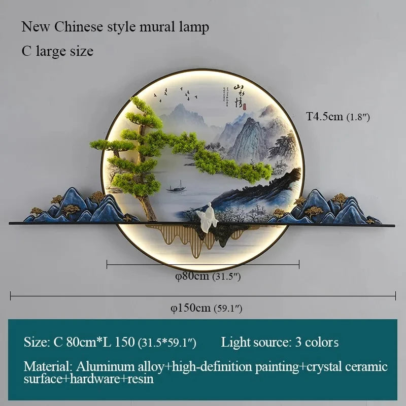 Mountain Landscape 3D Wall Decor