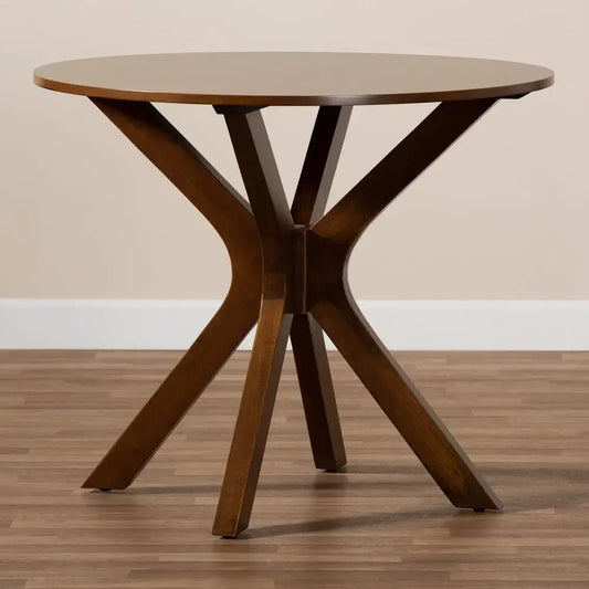 angle round pedestal table