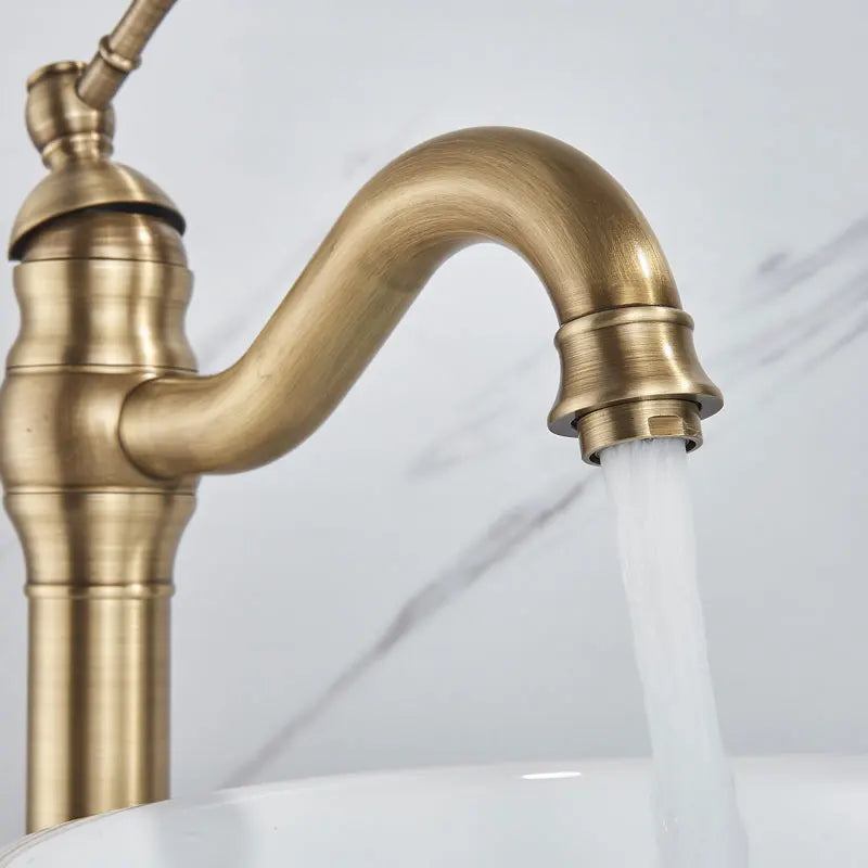 antique brass kitchen faucets​