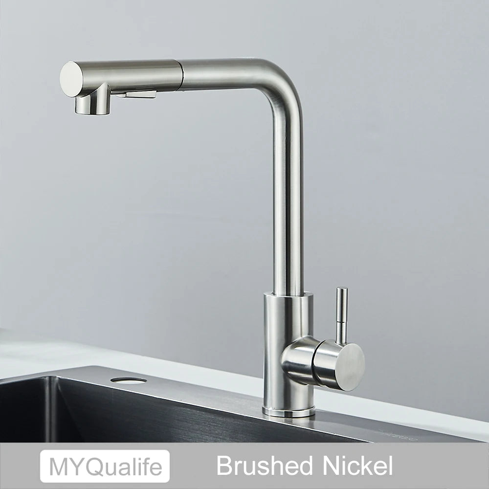 brushed bronze kitchen faucet