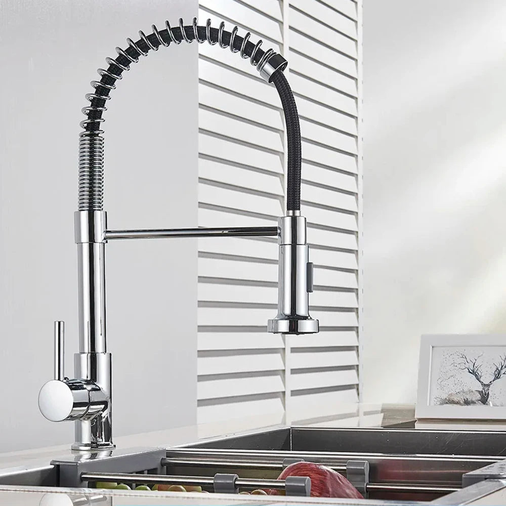 chrome kitchen industrial faucet​