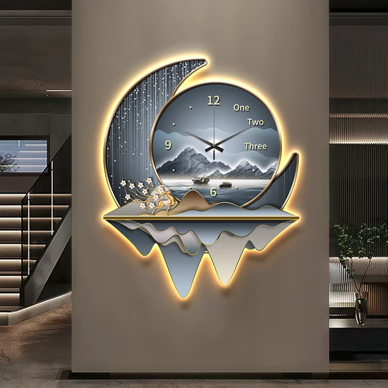 clock wall 3d decoration​