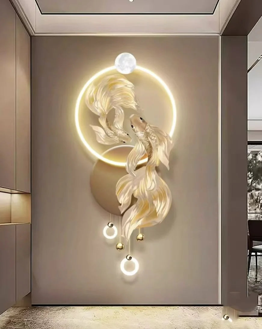 decorative fish for wall 3d