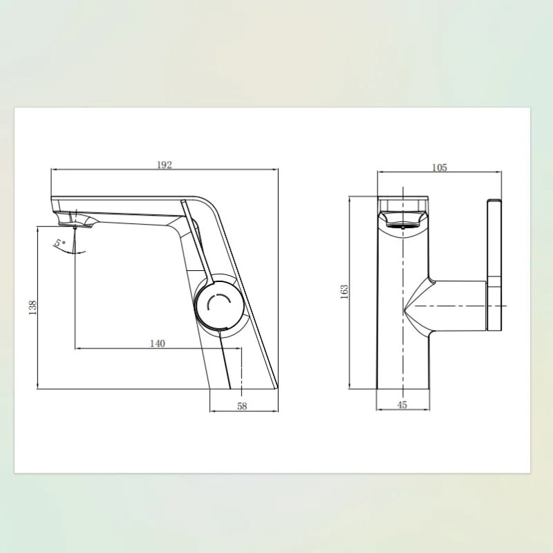 kitchen faucet with temperature display​