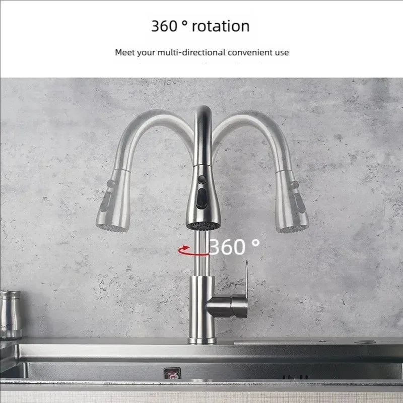 kitchen stainless steel faucet