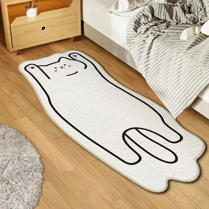 modern cartoon cat rugs