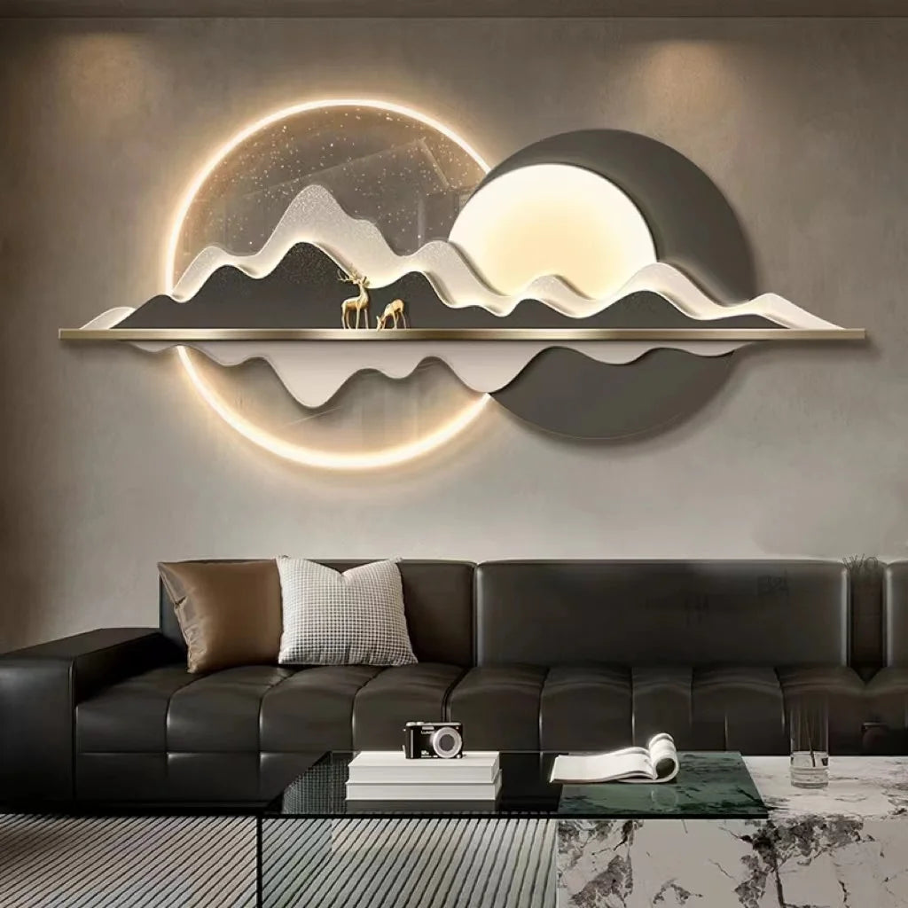 mountian 3d wall decor