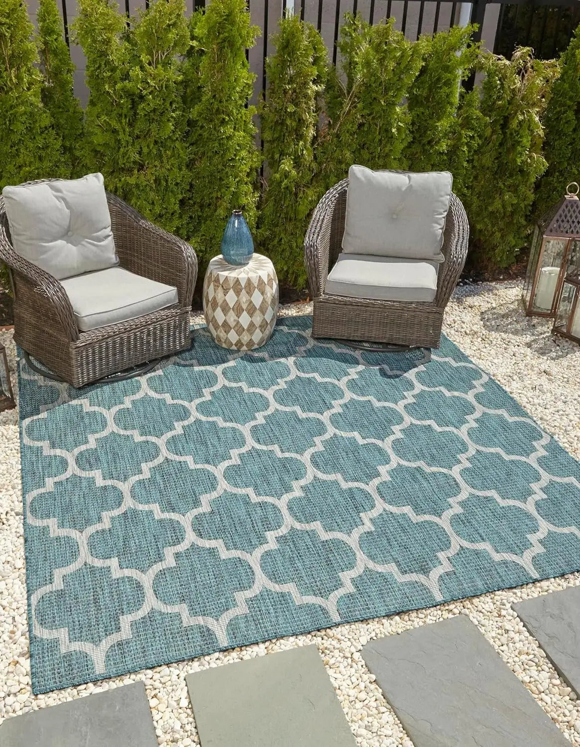 outdoor woven rugs