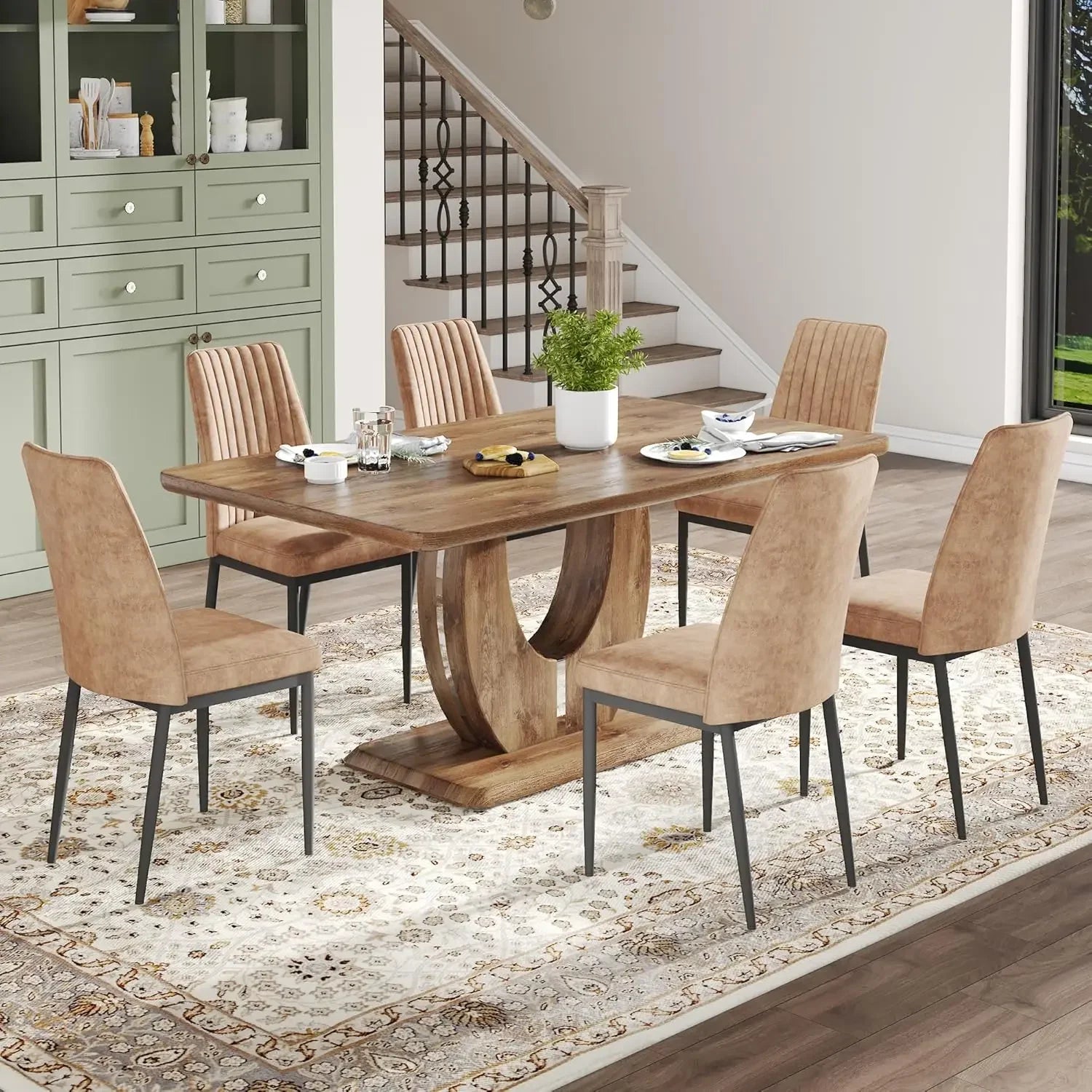 rectangular pedestal dining tables​