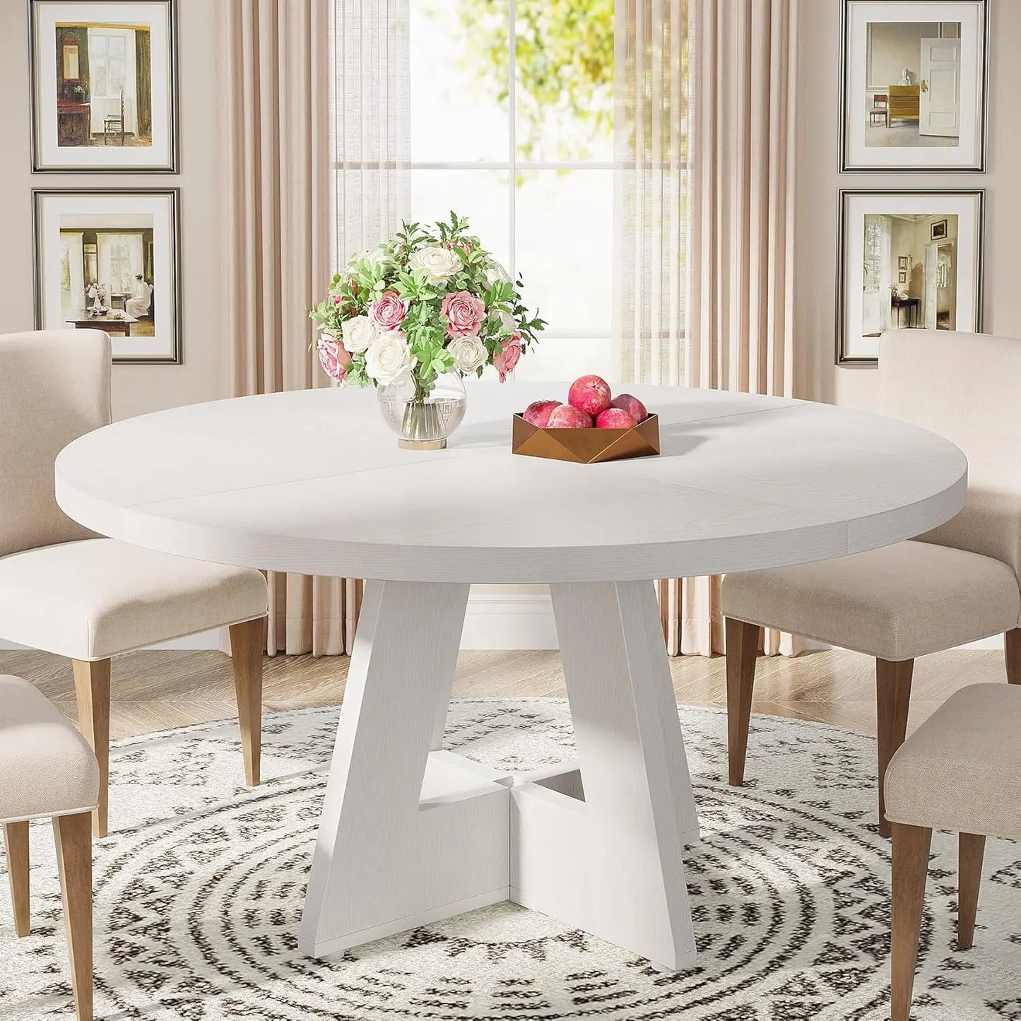 round dining table wood​