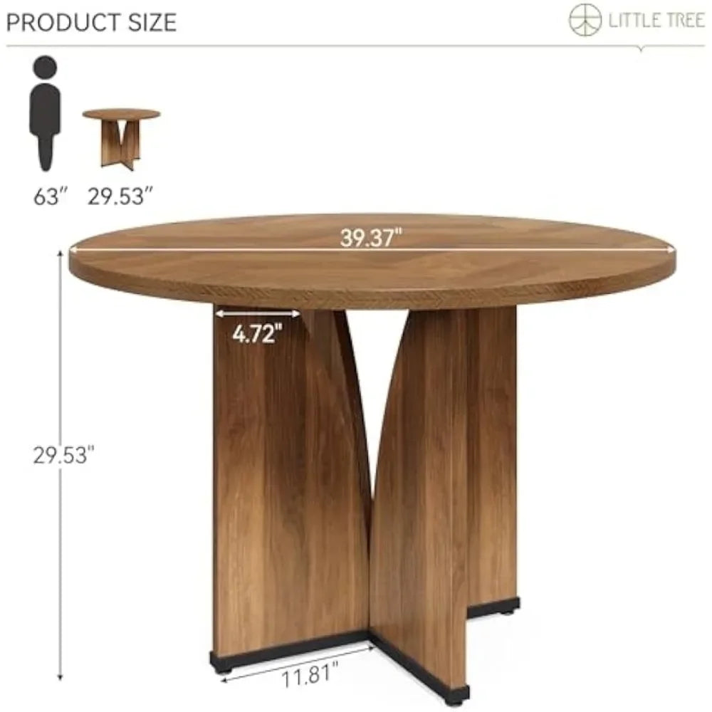 round pedestal cocktail table