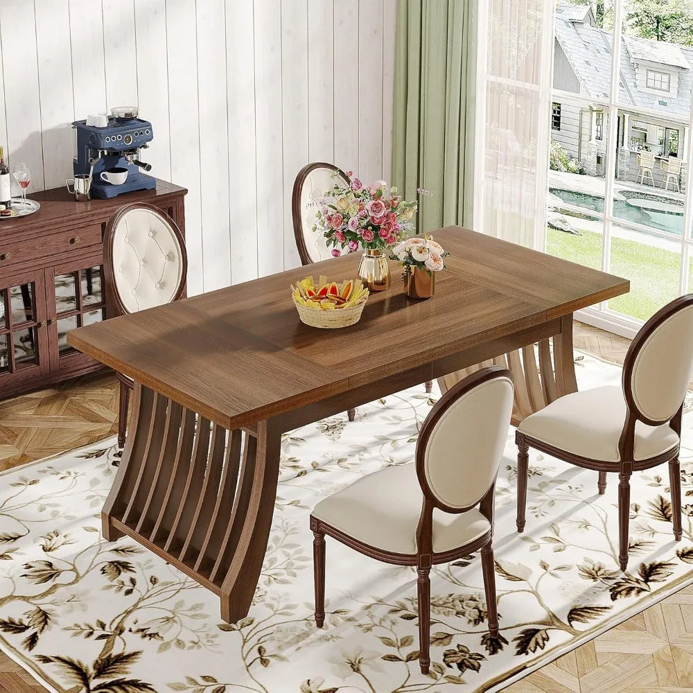 solid wood dining tables​