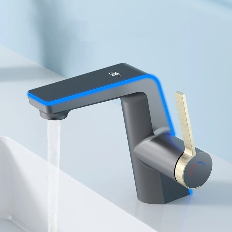 touchless bathroom faucet with temperature control​