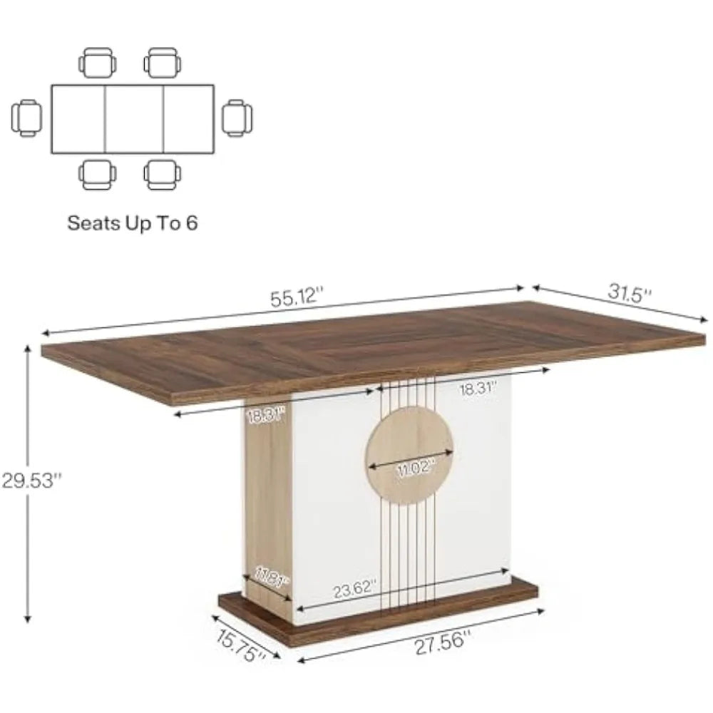 tribesigns dining table benches​