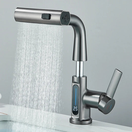 waterfall faucets bathroom