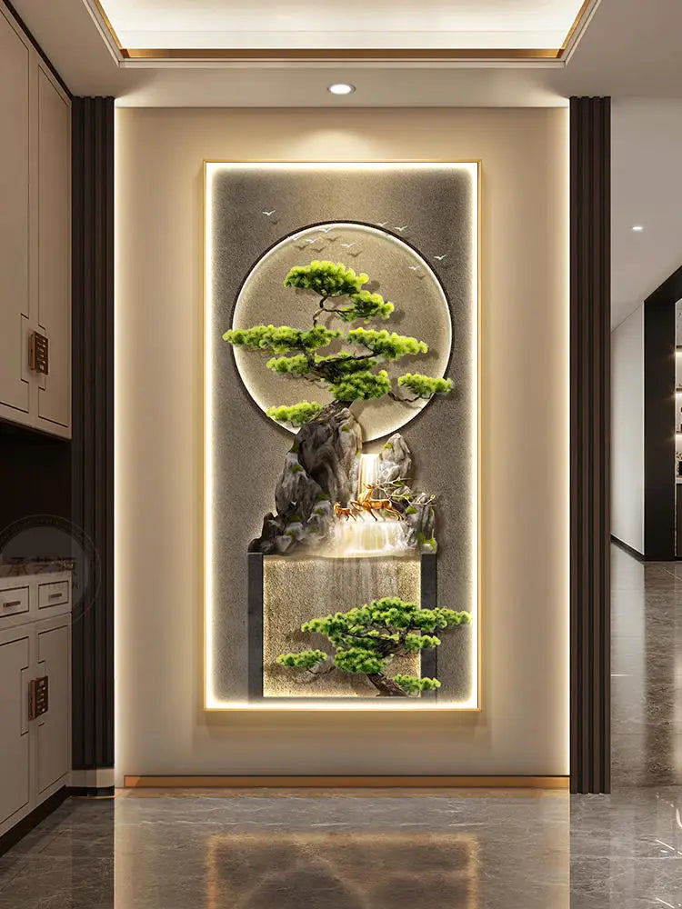 waterfall wall art​ 3d